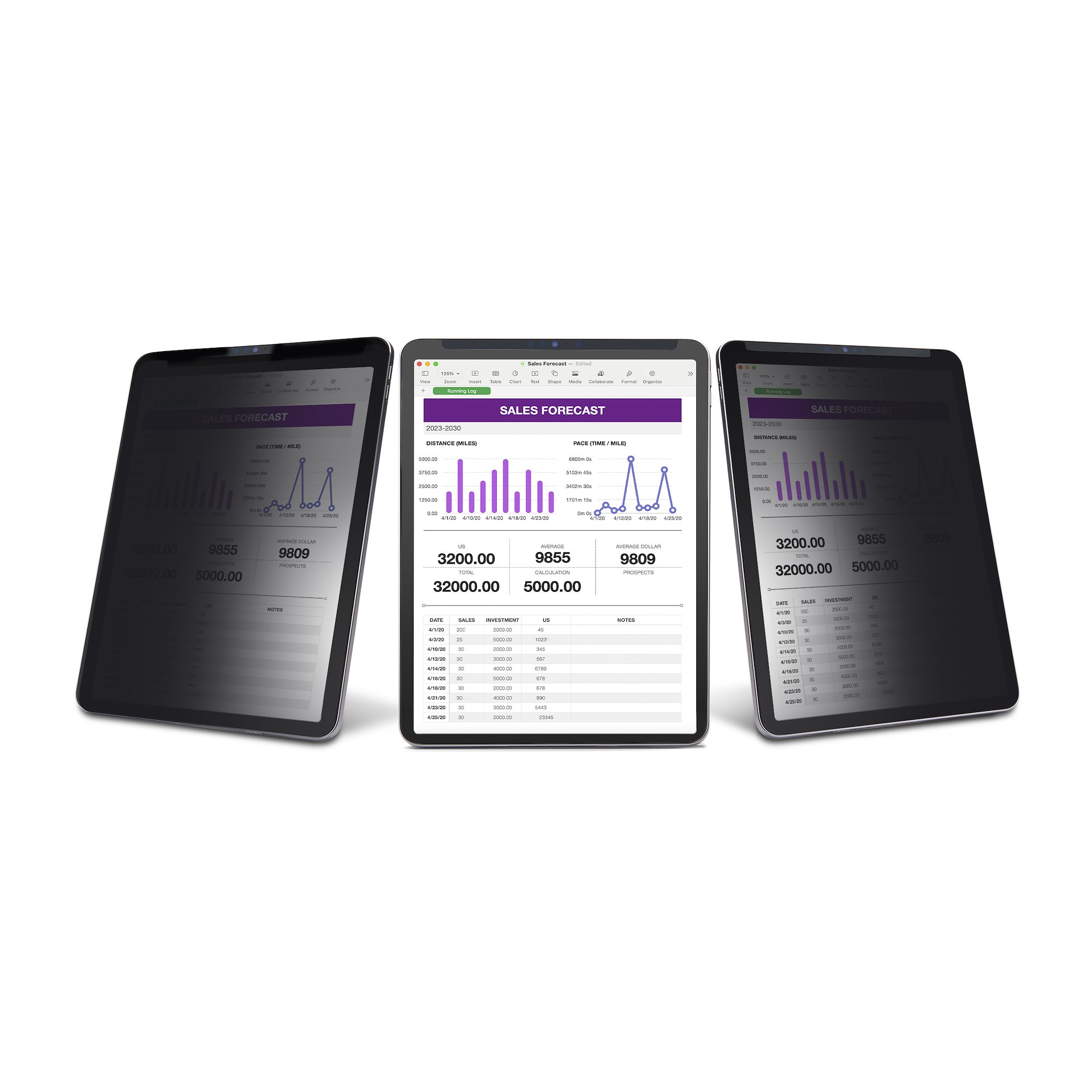 StarTech.com 11IP-PRIVACY-SCREEN iPad Pro Schwarz