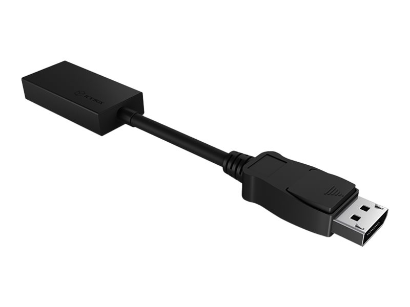 Adapter ICY BOX DisplayPort 12 HDMI 4K 60Hz Black