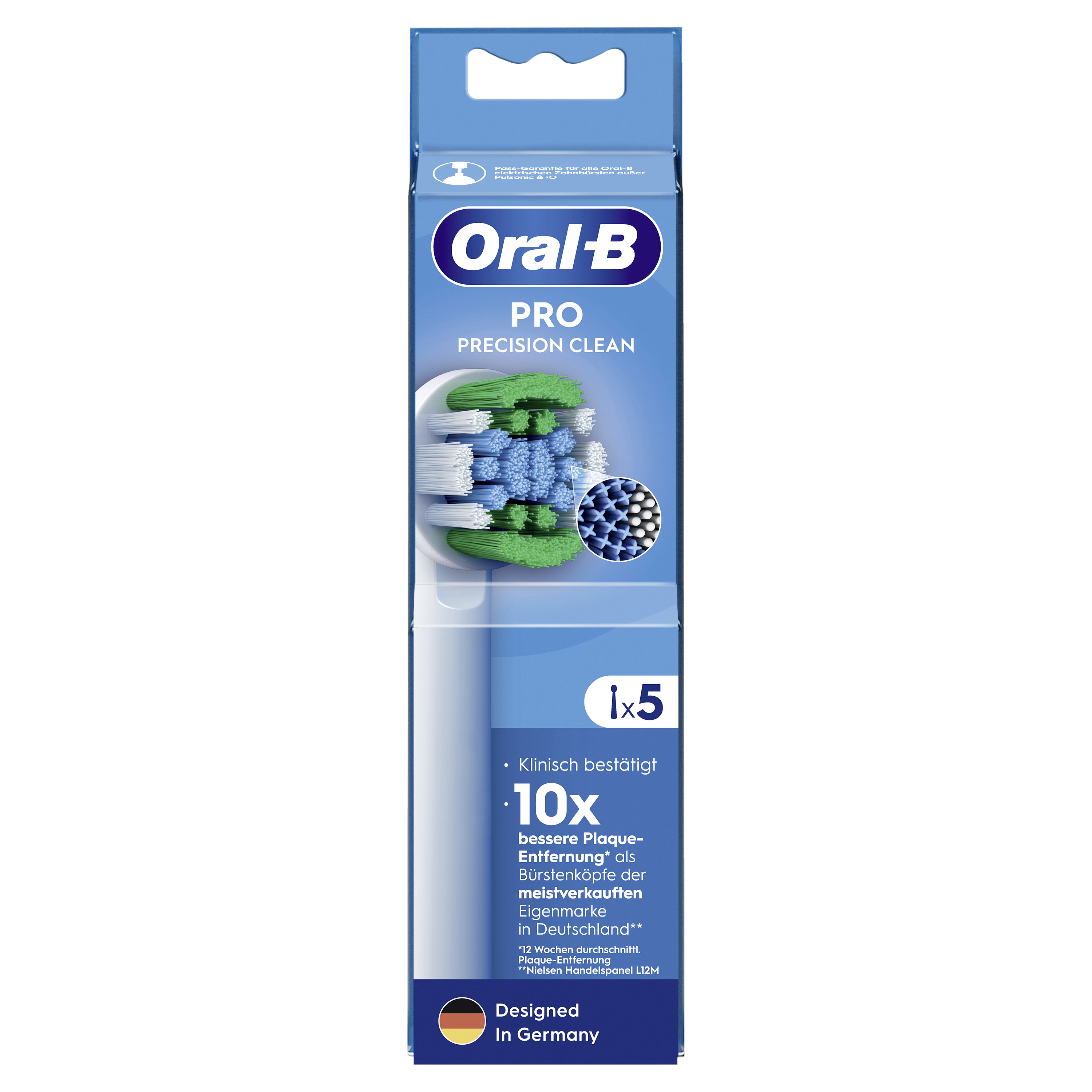 OralB PRO Precision Clean Zahnbuerstenaufsaetze, 5 St
