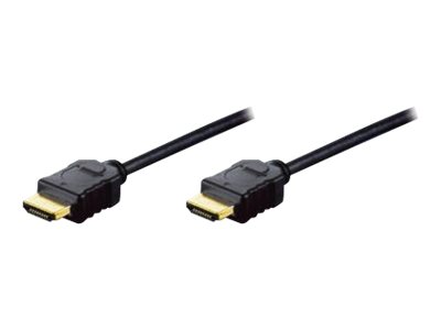 ASSMANN HDMI 20 Anschlusskabel 2xHDMI Typ A Stecker HDMI HighSpeed mit Ethernet 1m bulk 4K Ultra HD und 3D tauglich ARC CEC