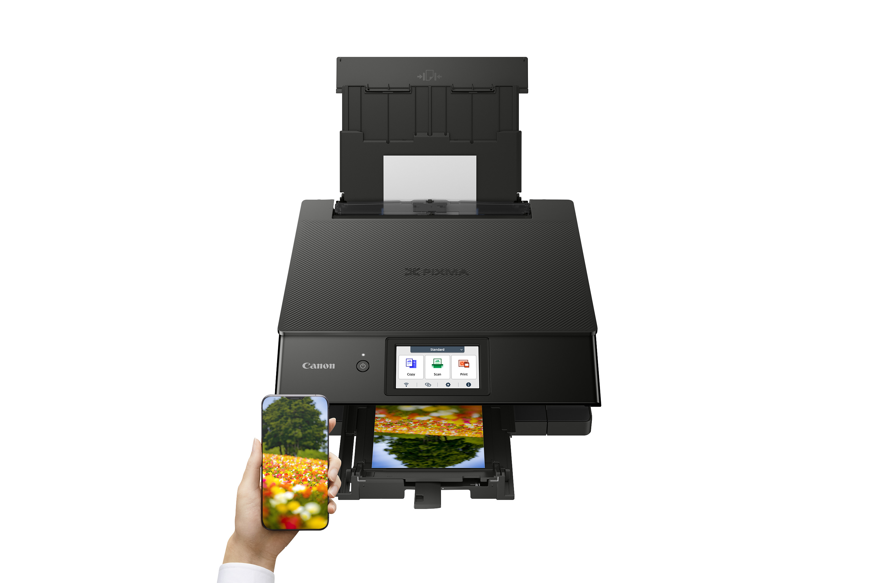 Canon PIXMA TS8750 3 in 1 TintenstrahlMultifunktionsdrucker schwarz