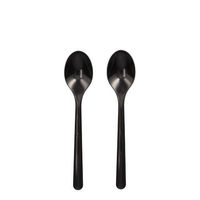 circulware RESBONSIBLES Mehrweg-Kaffeeloeffel, Kunststoff schwarz, 20 St. circulware RESBONSIBLES Mehrweg-Kaffeeloeffel, Kunststoff schwarz, 20 St.