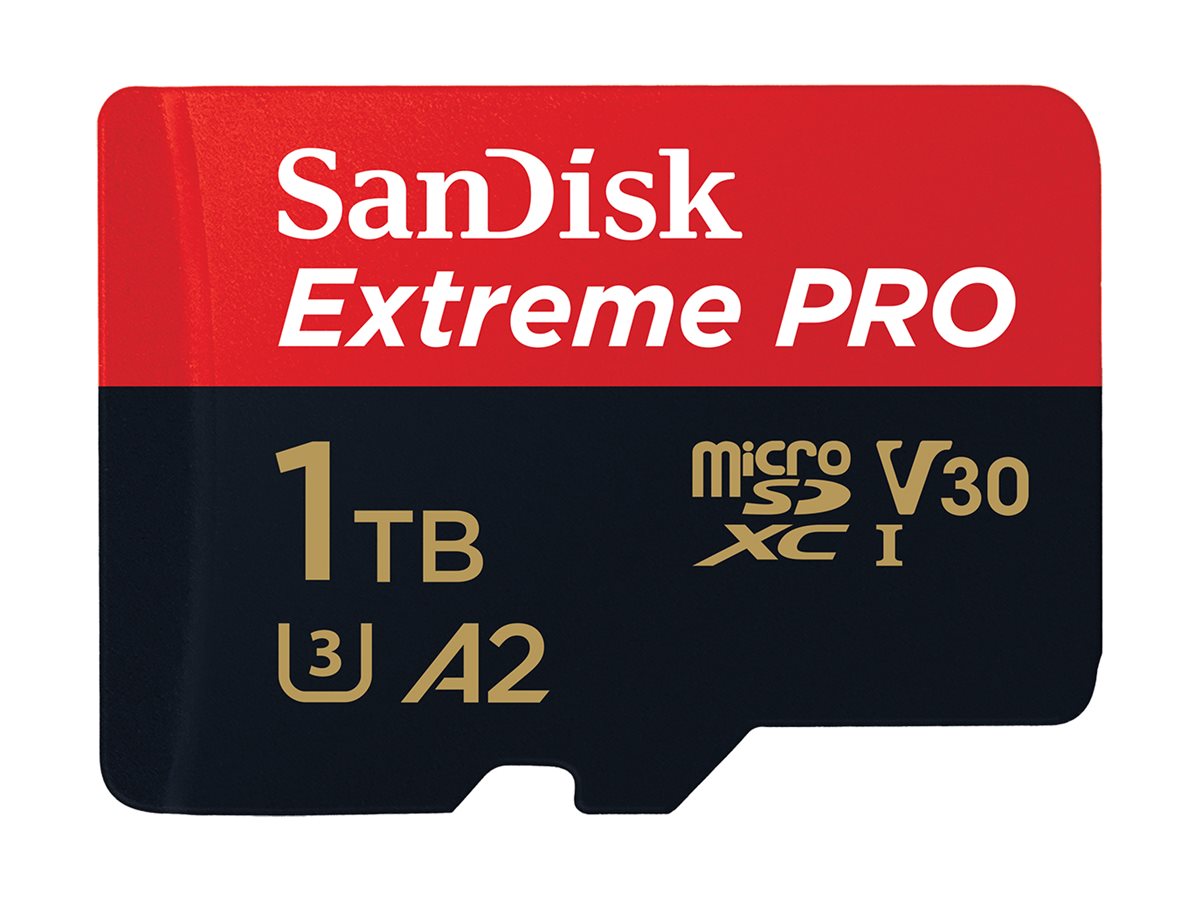 SanDisk Speicherkarte microSDXCCard Extrem PRO, 1 TB, 1 St