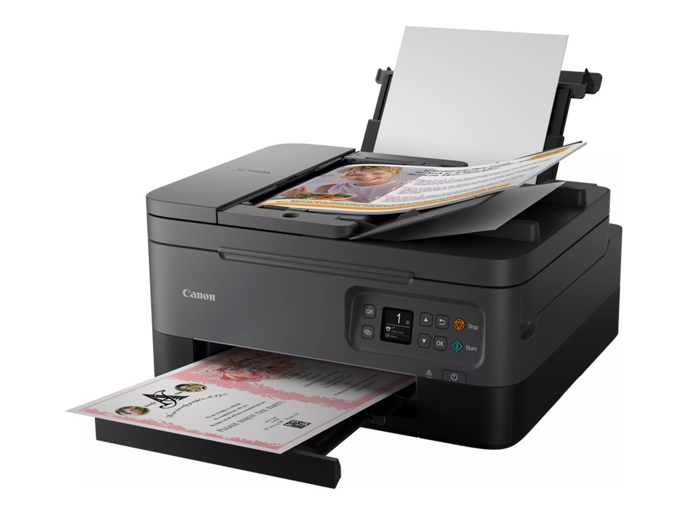 Canon PIXMA TS7450i 3 in 1 Tintenstrahl-Multifunktionsdrucker schwarz Canon PIXMA TS7450i 3 in 1 Tintenstrahl-Multifunktionsdrucker schwarz
