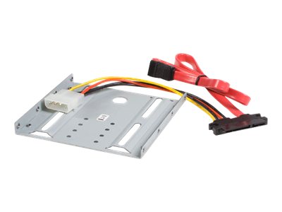 StarTech.com Adapter Bracket für 2,5 (6.4cm) auf 3,5 (8,9cm) HDD - SATA / SSD Festplatten Einbaurahmen für 3.5 Zoll Schacht - Speichereinschubadapter