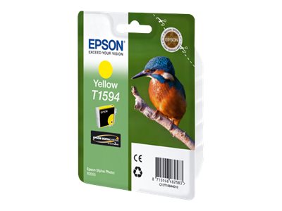 EPSON T1594 Tinte gelb Standardkapazitaet 1-pack blister ohne Alarm Stylus Foto R2000 EPSON T1594 Tinte gelb Standardkapazitaet 1-pack blister ohne Alarm Stylus Foto R2000