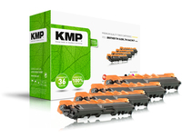 KMP B-T58V schwarz, cyan, magenta, gelb Toner kompatibel zu brother TN-242BK/TN-246CMY, 4er-Set KMP B-T58V schwarz, cyan, magenta, gelb Toner kompatibel zu brother TN-242BK/TN-246CMY, 4er-Set