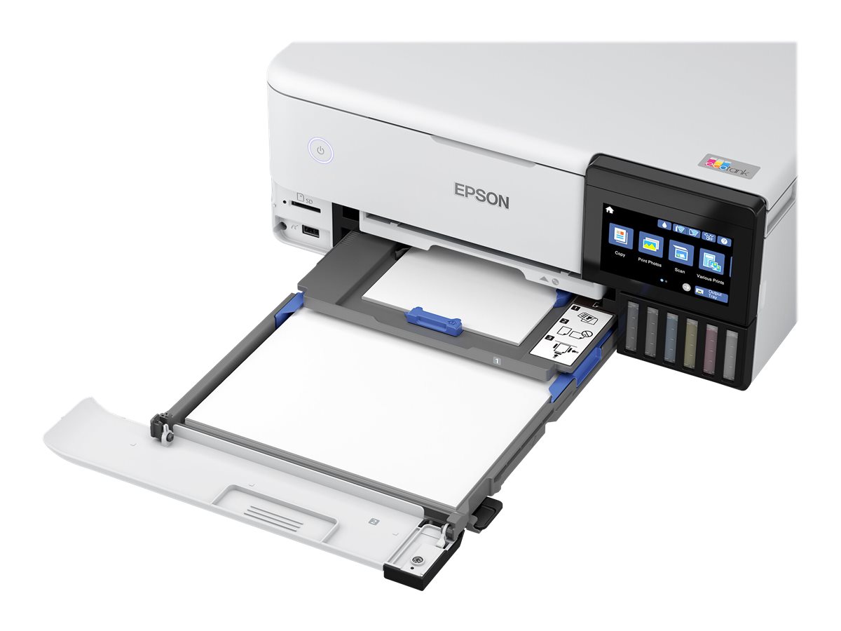 EPSON EcoTank ET-8500 3 in 1 Tintenstrahl-Multifunktionsdrucker weiÃ