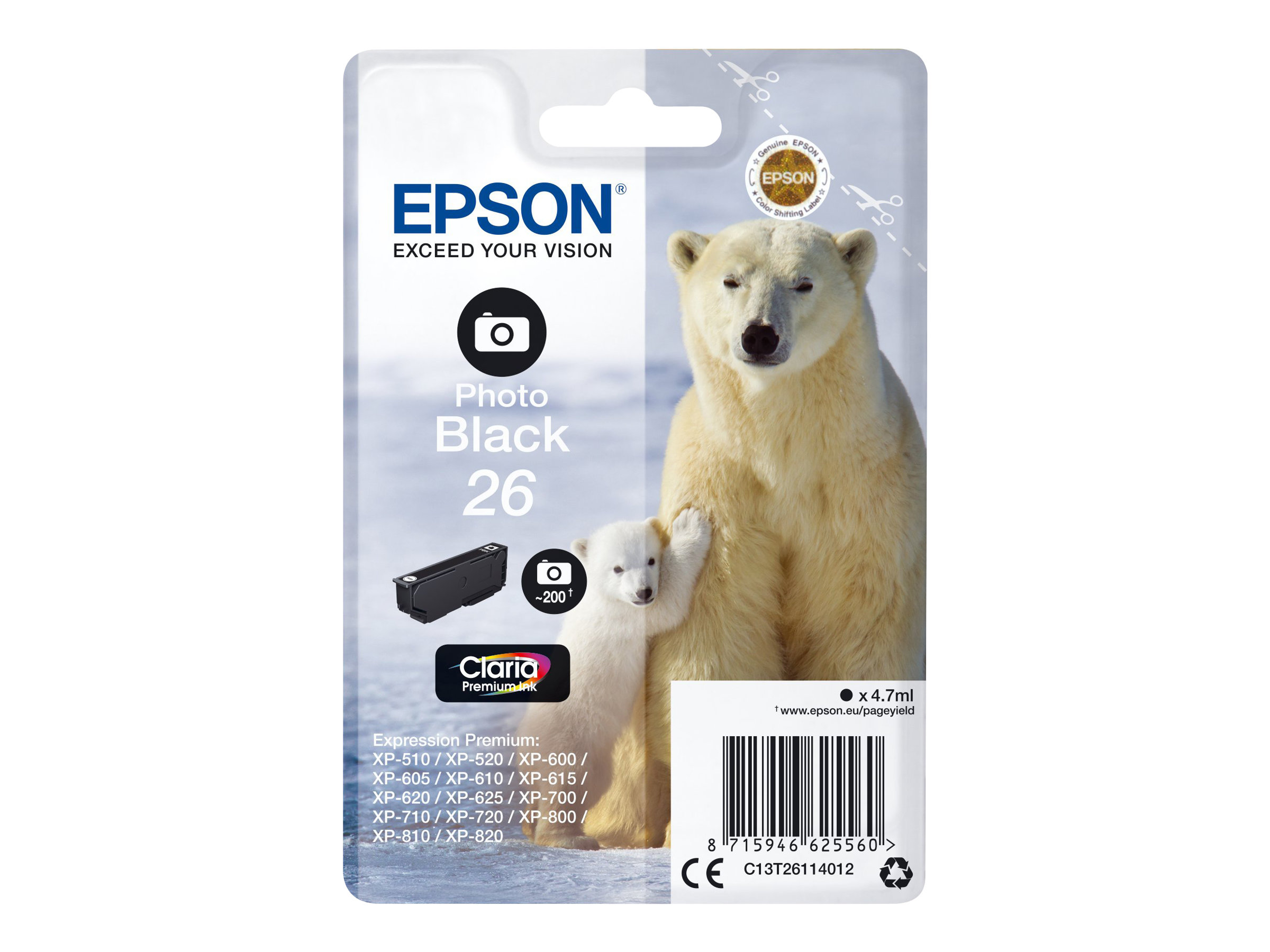 C13T26114012 EPSON XP Fototinte C13T26114012 EPSON XP Fototinte