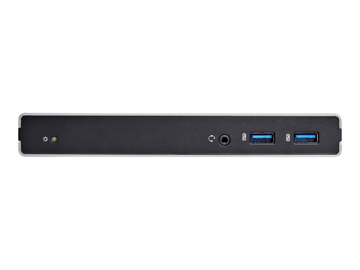 STARTECH.COM USB 3.0 Dockingstation - kompatibel mit Windows macOS - Dual DVI Monitor - mit DVI auf HDMI und VAG Adapter