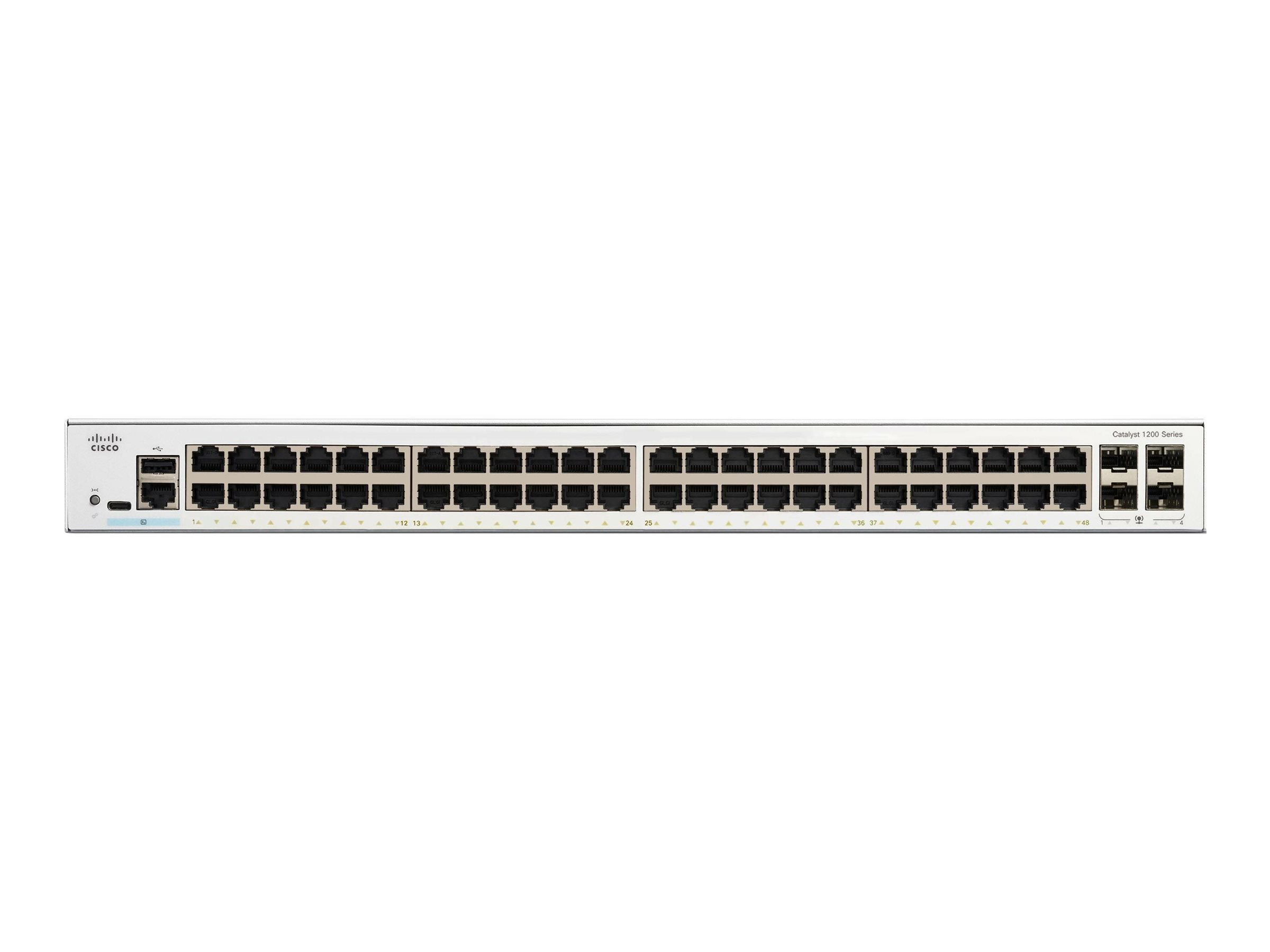 CISCO Catalyst 1200 48-Port Switch / Data-Only / 4 x 1G SFP Uplinks