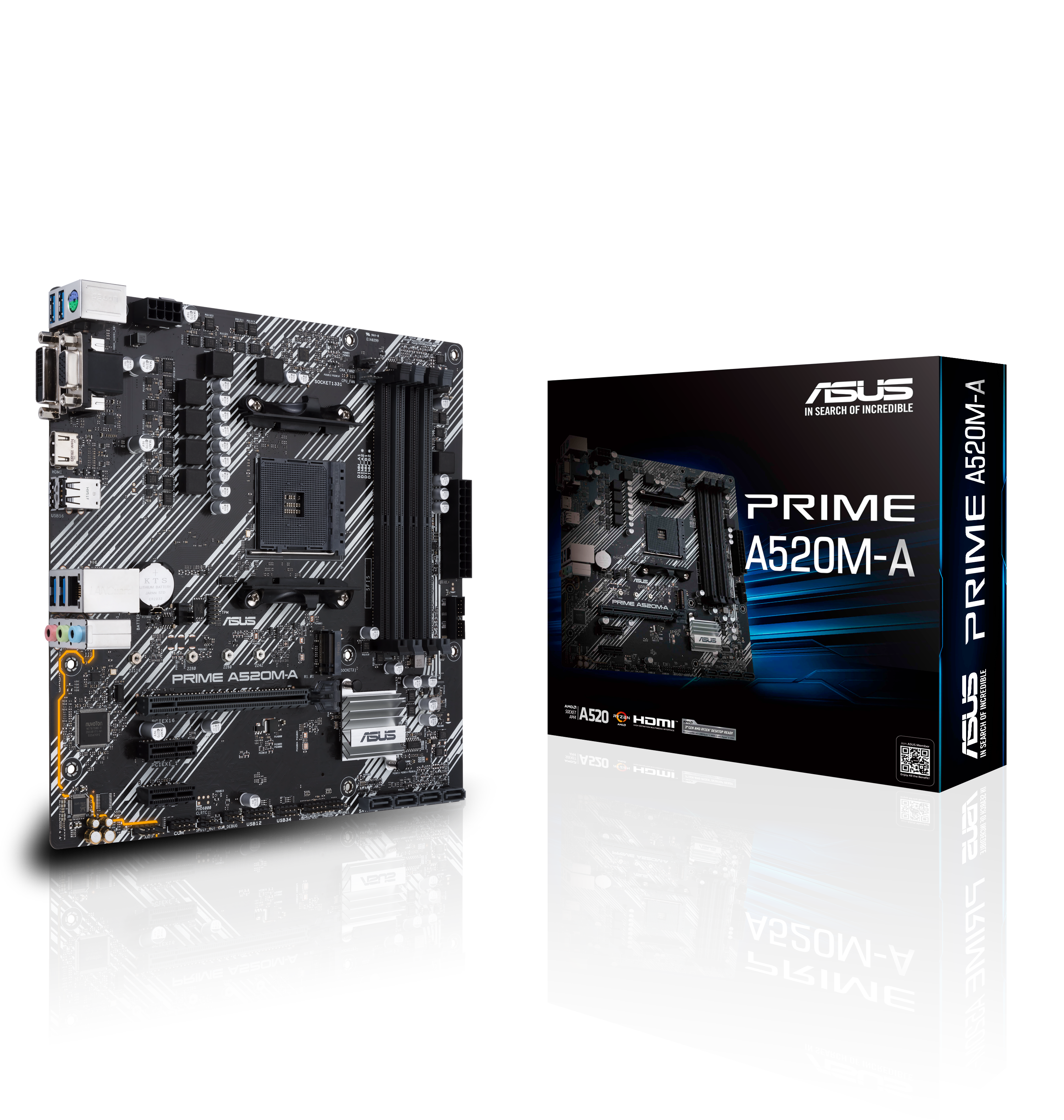 ASUS PRIME A520M-A II/CSM micro ATX AMD A520