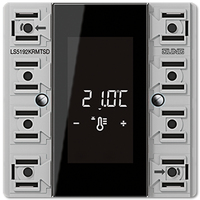 Jung Kompakt-Raumcontrollermodul LS5192KRMTSD 2fach KNX Jung Kompakt-Raumcontrollermodul LS5192KRMTSD 2fach KNX