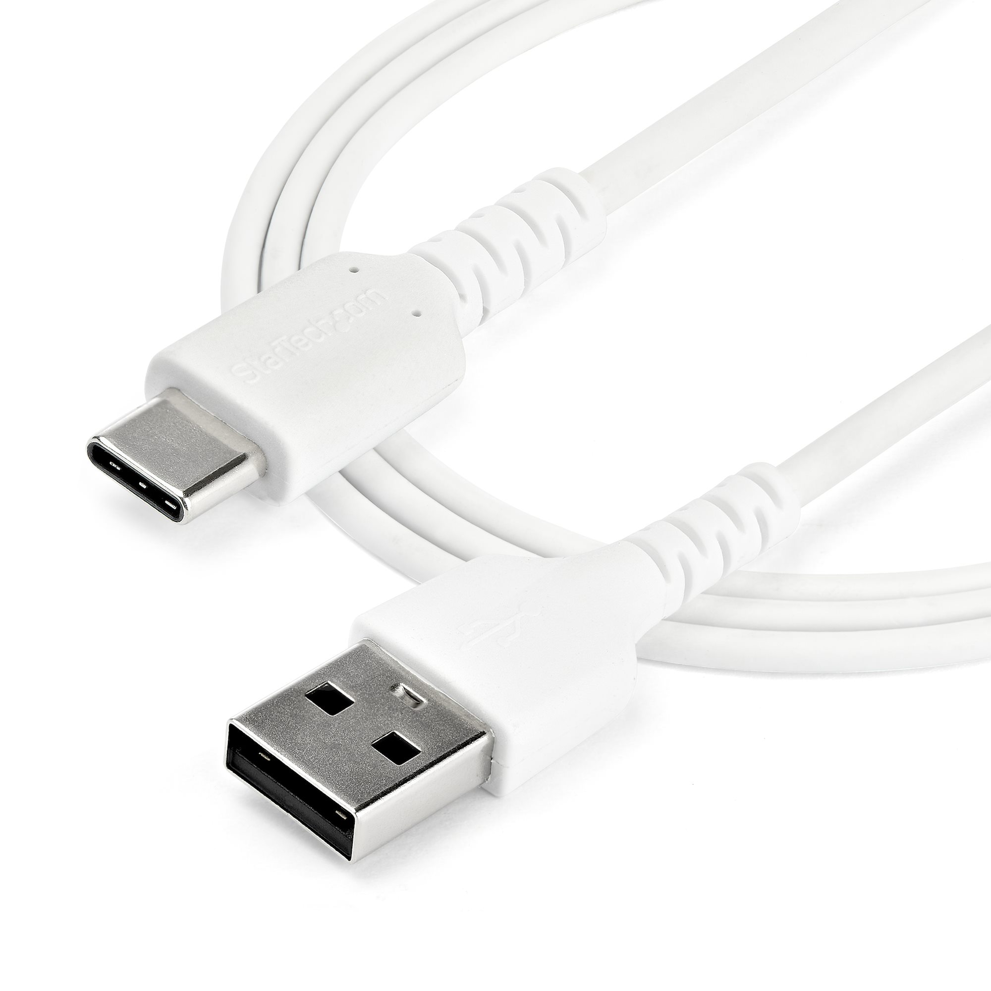 STARTECHCOM 2m66ft USB 20 to USBC Cable High Quality USB 20 Cable White USB Data Transfer Cable