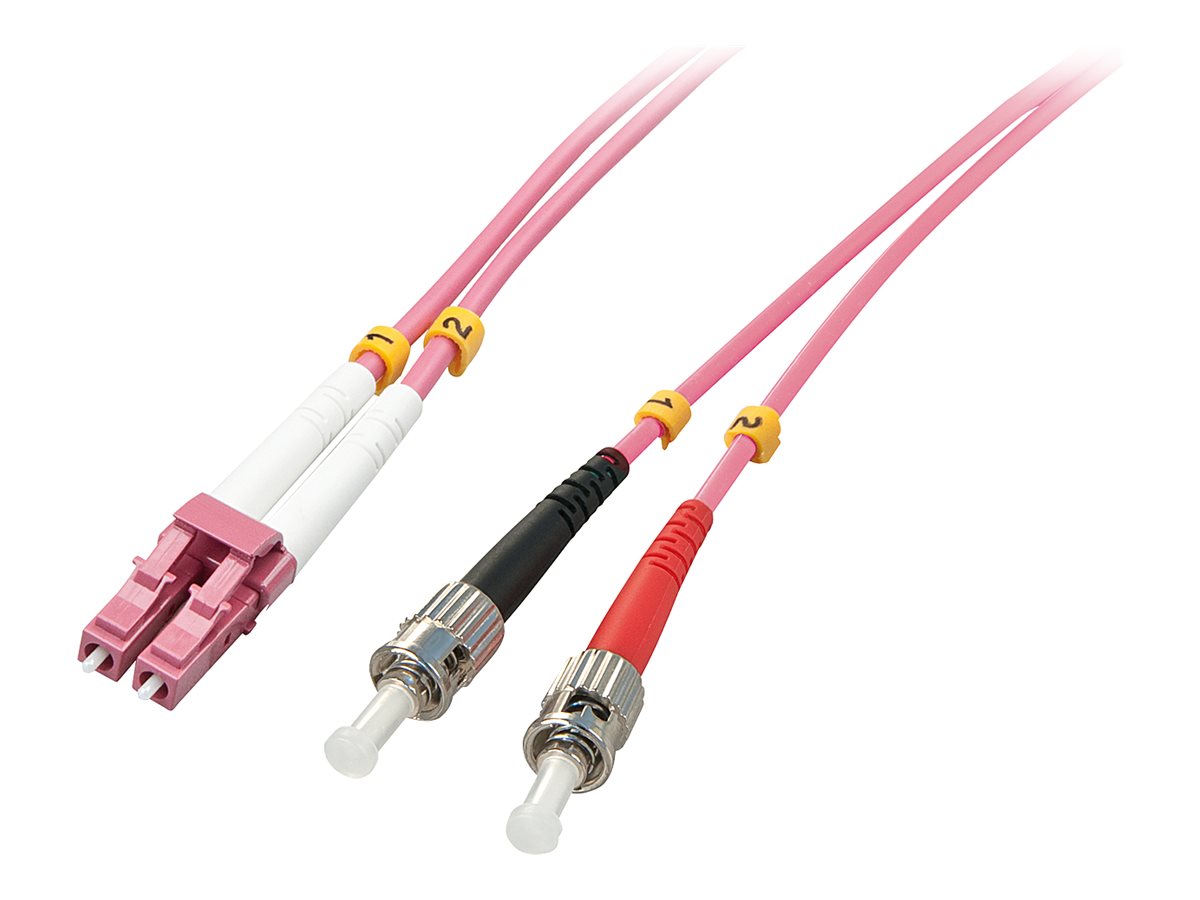 LINDY LWL-Duplexkabel LC/ST OM4 1m 50/125 Multimode LINDY LWL-Duplexkabel LC/ST OM4 1m 50/125 Multimode