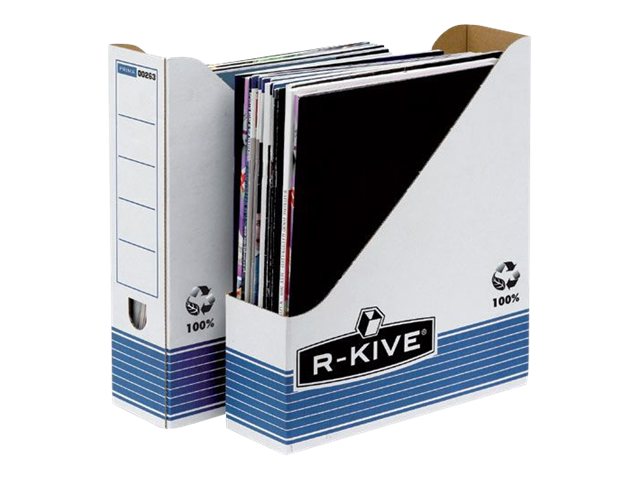 10 Bankers Box Archiv-Stehsammler Bankers Box weiÃ/blau