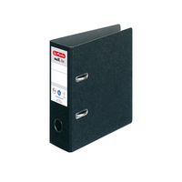 herlitz maXfile Ordner schwarz Karton 7,5 cm DIN A5 hoch, 1 St