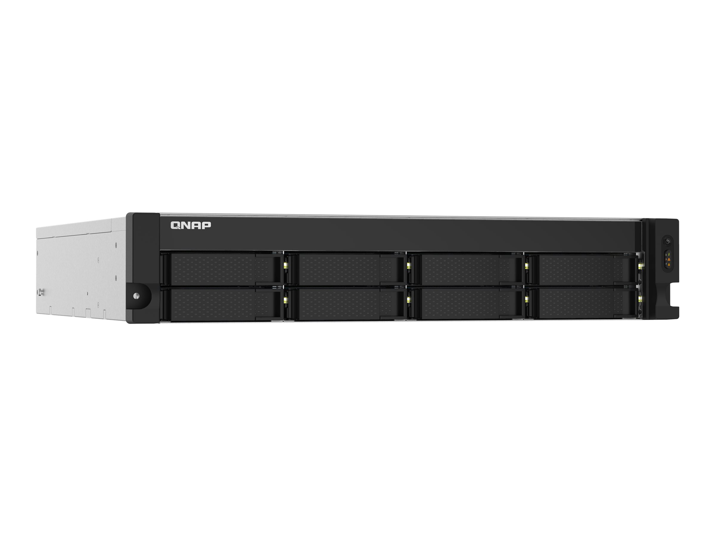 QNAP TS-832PXU-RP-4G 8-Bay rackmount NAS AL324 4GB DDR4 UDIMM RAM SATA 6Gb/s 2x 10GbE SFP+ 2x 2.5GbE 1x PCIe Gen2 x2 slot 250W
