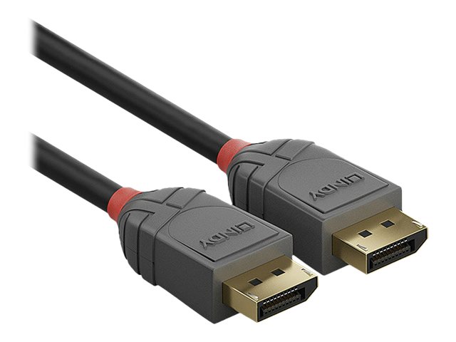 LINDY 2m DisplayPort 1.4 Kabel Anthra Line LINDY 2m DisplayPort 1.4 Kabel Anthra Line