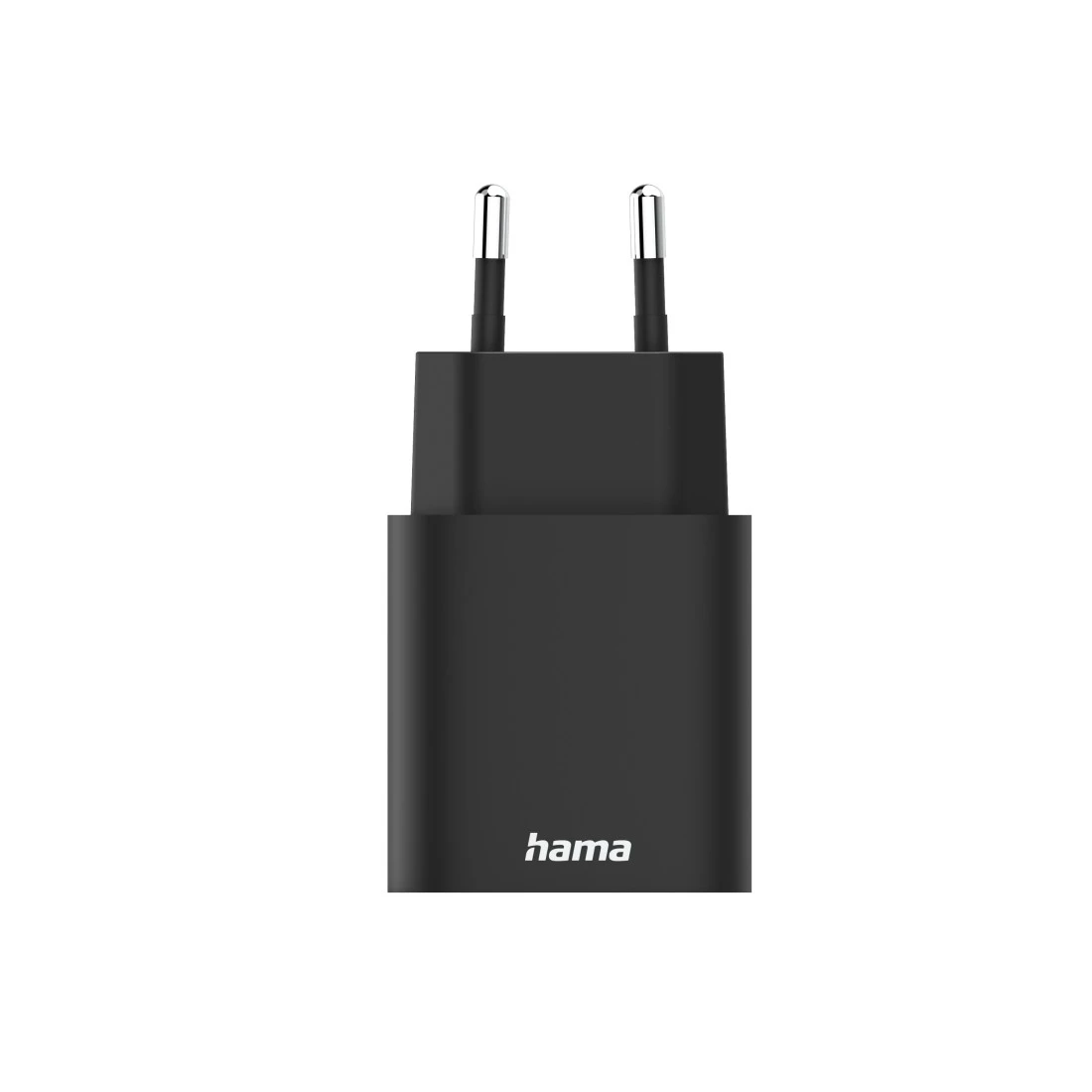 Hama Schnellladegerät schwarz 30 Watt USB‑A USB‑C