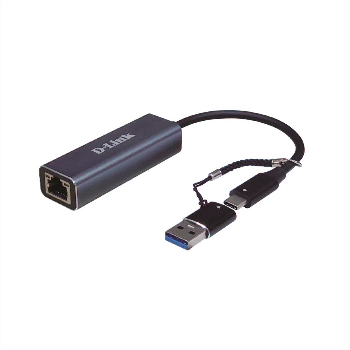 DLINK DUB2315 USBCUSB auf 2,5GigabitEthernetAdapter 1x 2,5Gigabit RJ45 1x USBCThunderbolt 3 2x LED inkl Adapter CA