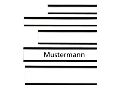 Franken Etikettenhalter magnetisch 7,5 x 3,0 cm Braun