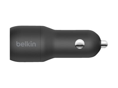 Belkin BOOST CHARGE Dual Charger - Auto-Netzteil - 24 Watt - 4.8 A - 2 Ausgabeanschlussstellen (USB)