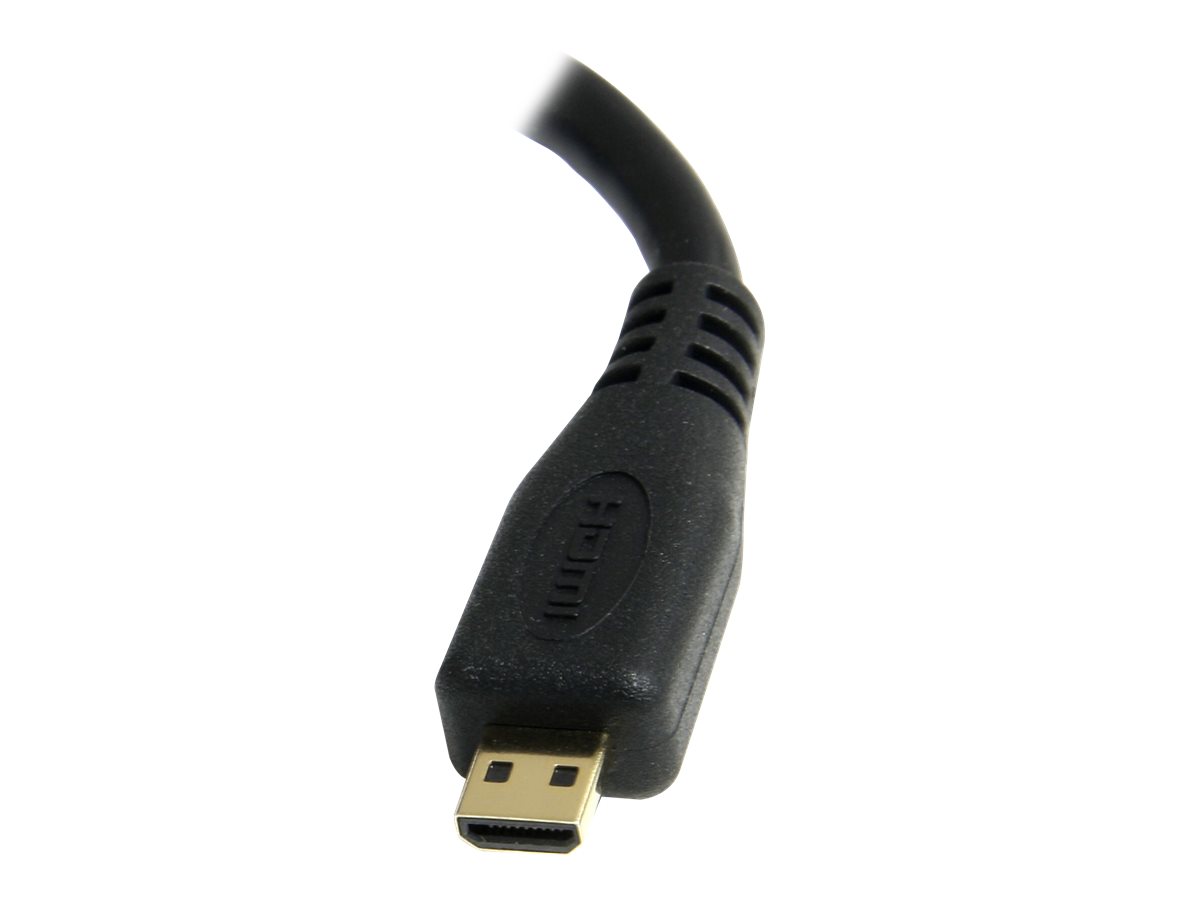 STARTECH.COM 12cm High-Speed HDMI Adapterkabel - HDMI auf Micro HDMI Kabel - Buchse/Stecker