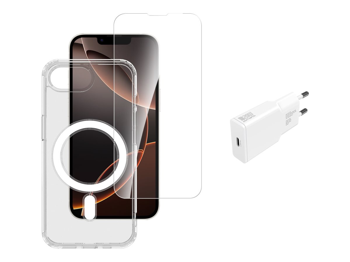 4smarts 3in1 Premium Starter Set fuer Apple iPhone 17e16e MagSafekompatibel