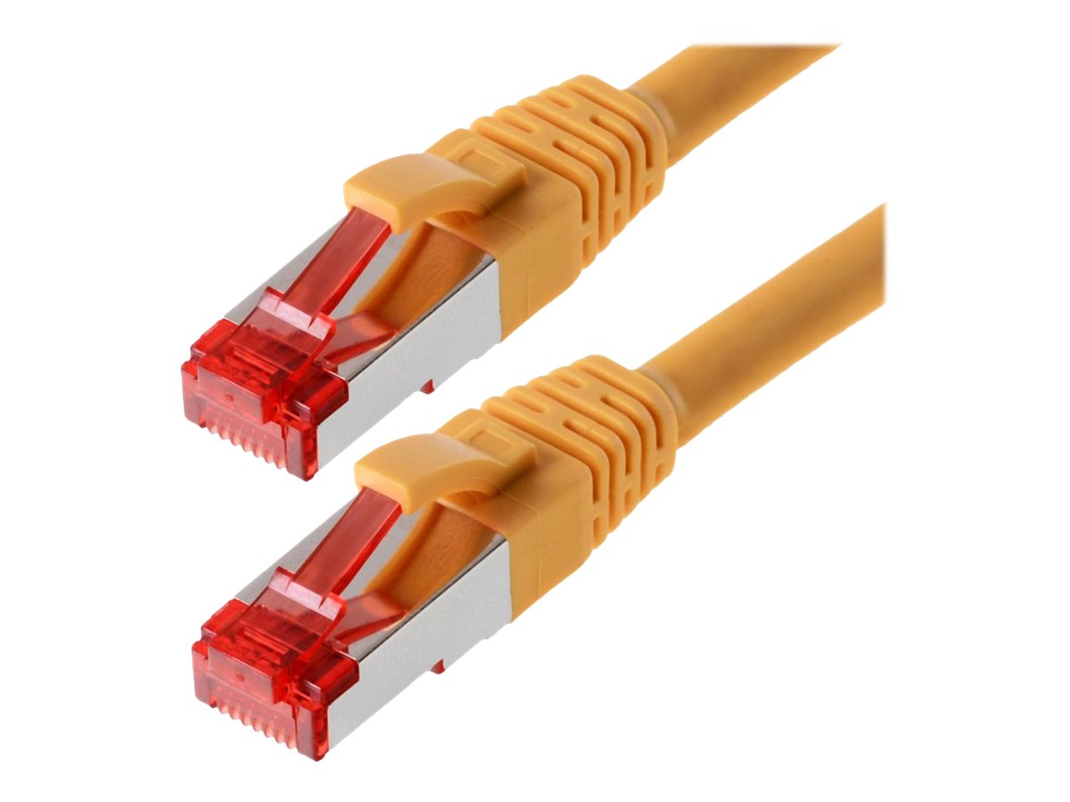helos Patchkabel Cat 6 SFTP RJ45 gelb 10m AWG277 LSZH GHMT