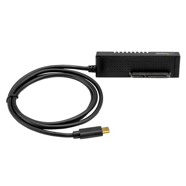 STARTECHCOM USBC auf SATA Adapter Kabel für 6,358,89cm 2,53,5zoll SATA SSDHDD Laufwerke 10Gbits USB 31 SATA zu USB Adapter