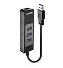 LINDY USB 3.1 Hub/Gigabit Ethernet Adapter bis zu 5Gbitps