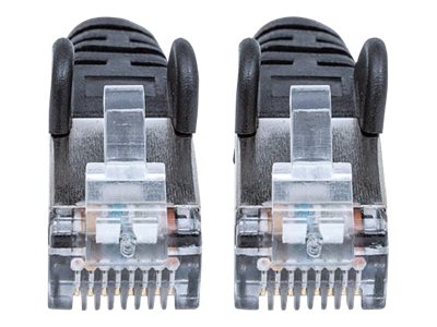 INTELLINET Cat6aPro Kabel Cat7 Rohkabel 0,25m schwarz RJ45 Vollkupfer LS0H halogenfrei AWG 26 vergoldete Kontakte 10 Gigabit
