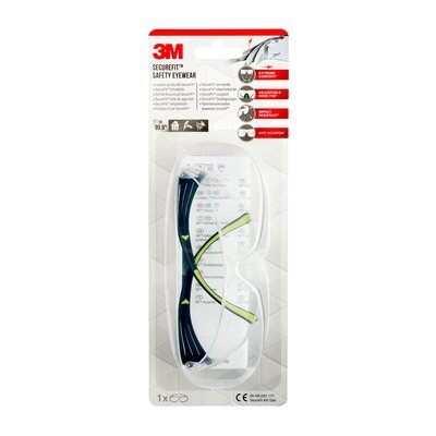3M Schutzbrille SecureFit schwarz, grün, 1 St