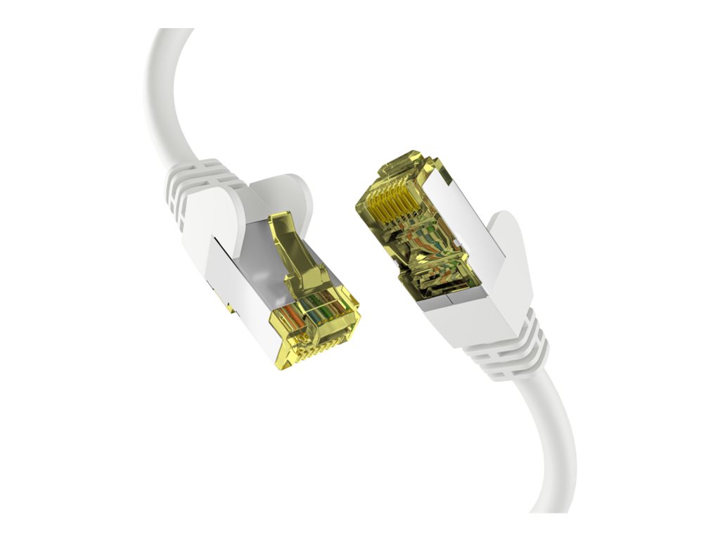 EFB Netzwerkkabel CAT6a S/FTP PIMF 10 Gigabit Ethernet Kupfer 10m weiss