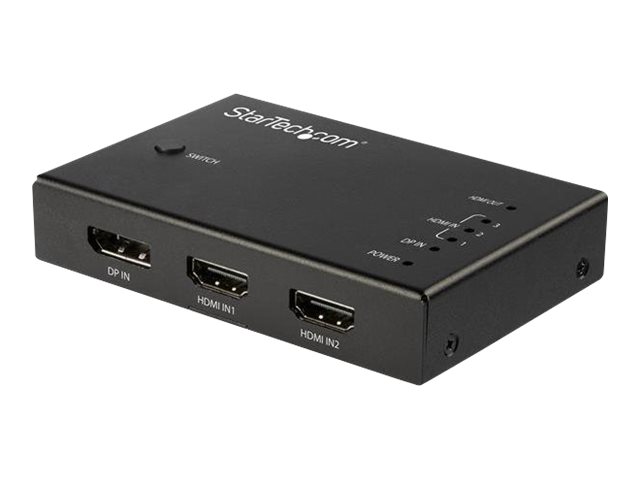 STARTECH.COM HDMI-Video-Switch - 3 x HDMI und 1x DisplayPort - 4K - HDMI Splitter 4 in 1 out automatisch mit Fernbedienung STARTECH.COM HDMI-Video-Switch - 3 x HDMI und 1x DisplayPort - 4K - HDMI Splitter 4 in 1 out automatisch mit Fernbedienung