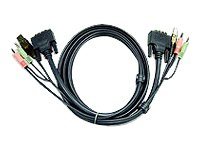 ATEN 2L-7D02U - Video- / USB- / Audio-Kabel - 1.8 m