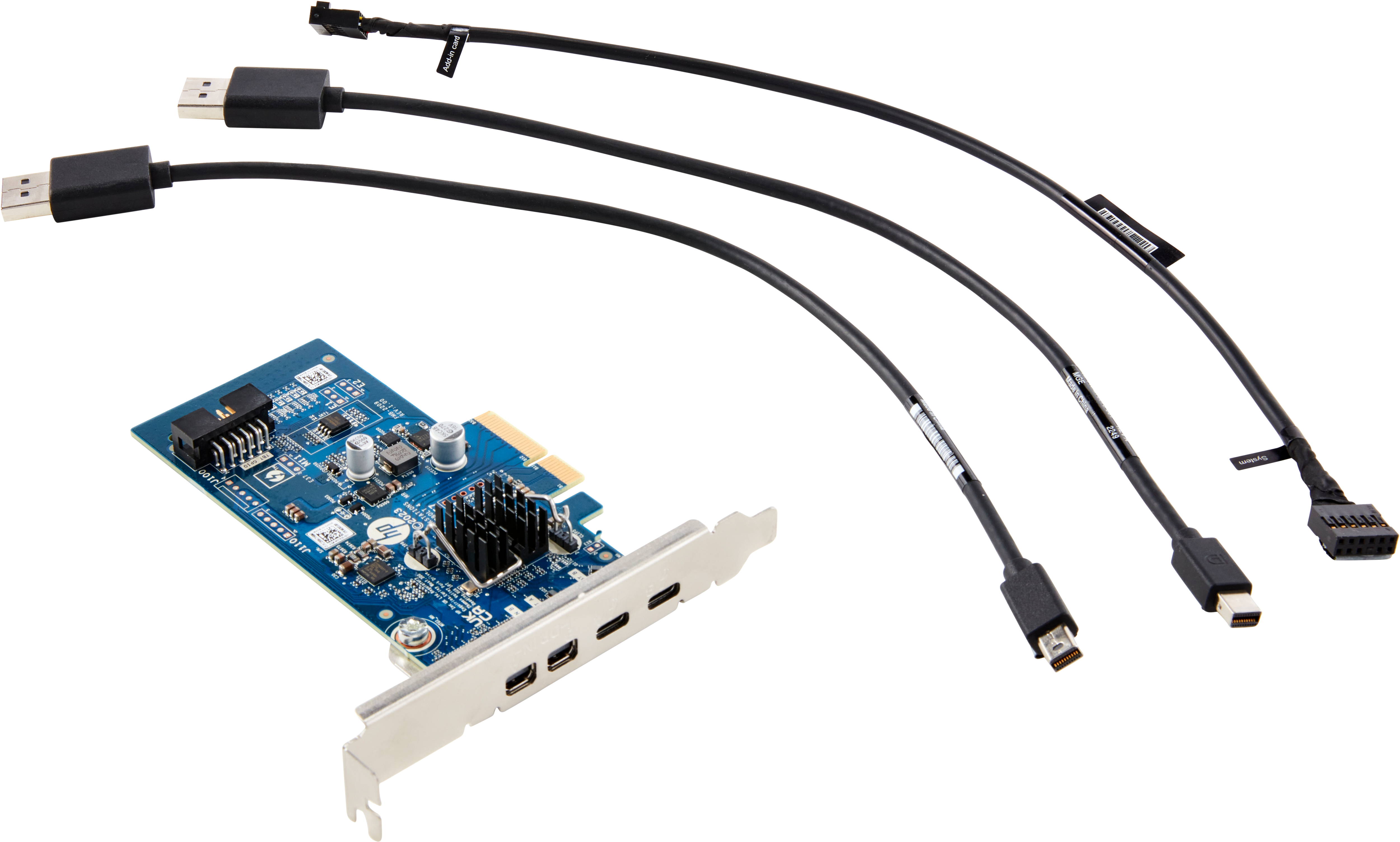 HP Dual TBT4 PCIe x4 Low Profile Card