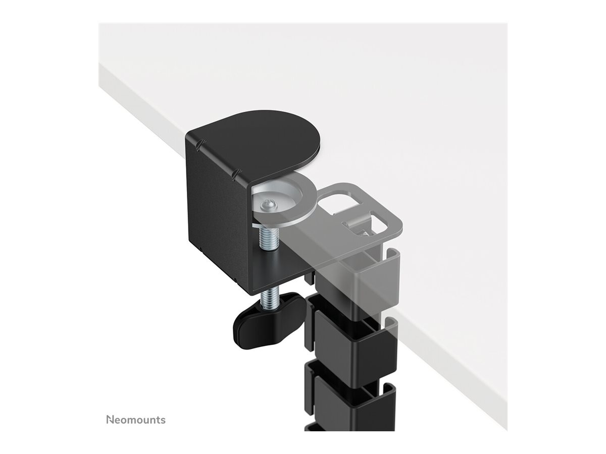 NEOMOUNTS Cable Spine Organizer for sitstand desk frames clamp mounted black