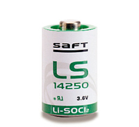 Saft Lithium-Batterie LS 14250 1/2AA 3,6V 1200 mAh (1er Pack) Saft Lithium-Batterie LS 14250 1/2AA 3,6V 1200 mAh (1er Pack)