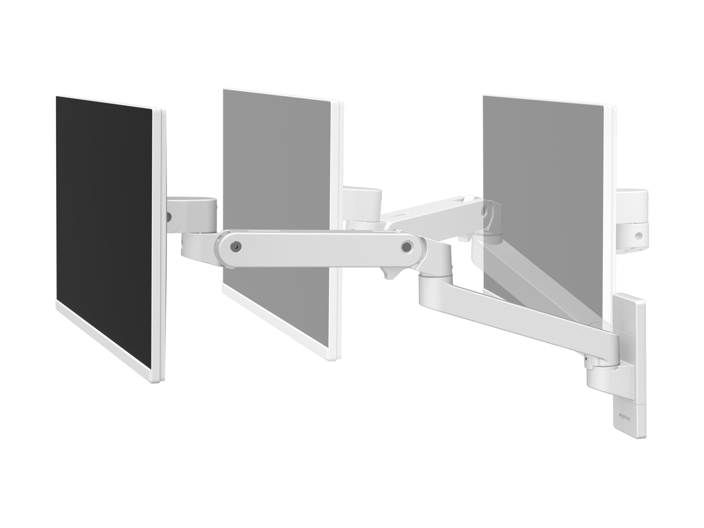 ERGOTRON LX Pro Monitor Arm, Wandhalterung für Monitore bis 34, 1,810 kg, VESA, Constant Force Technologie weiß