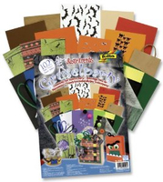 folia Bastelset Gruselparty mehrfarbig 102 St