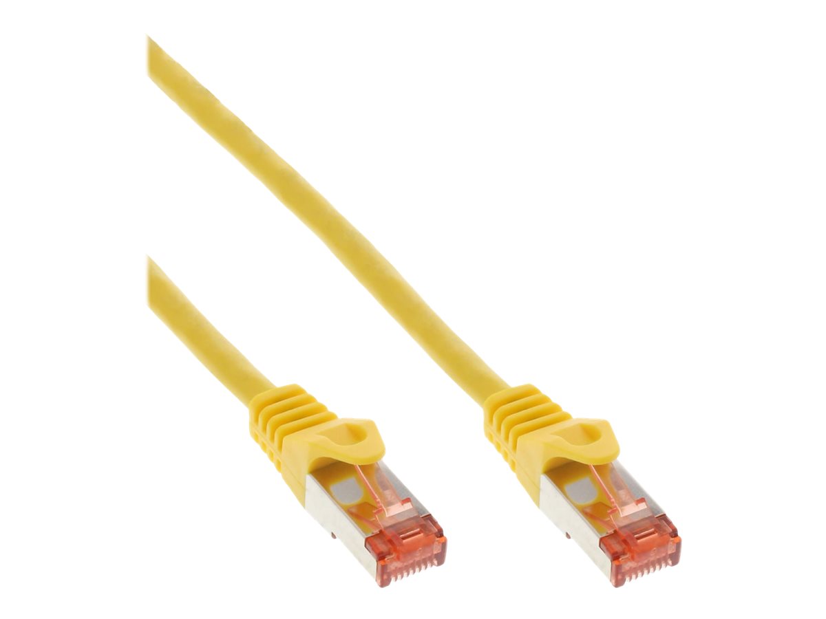 INLINE Patchkabel Cat.6 250MHz PVC CCA gelb 0,3m
