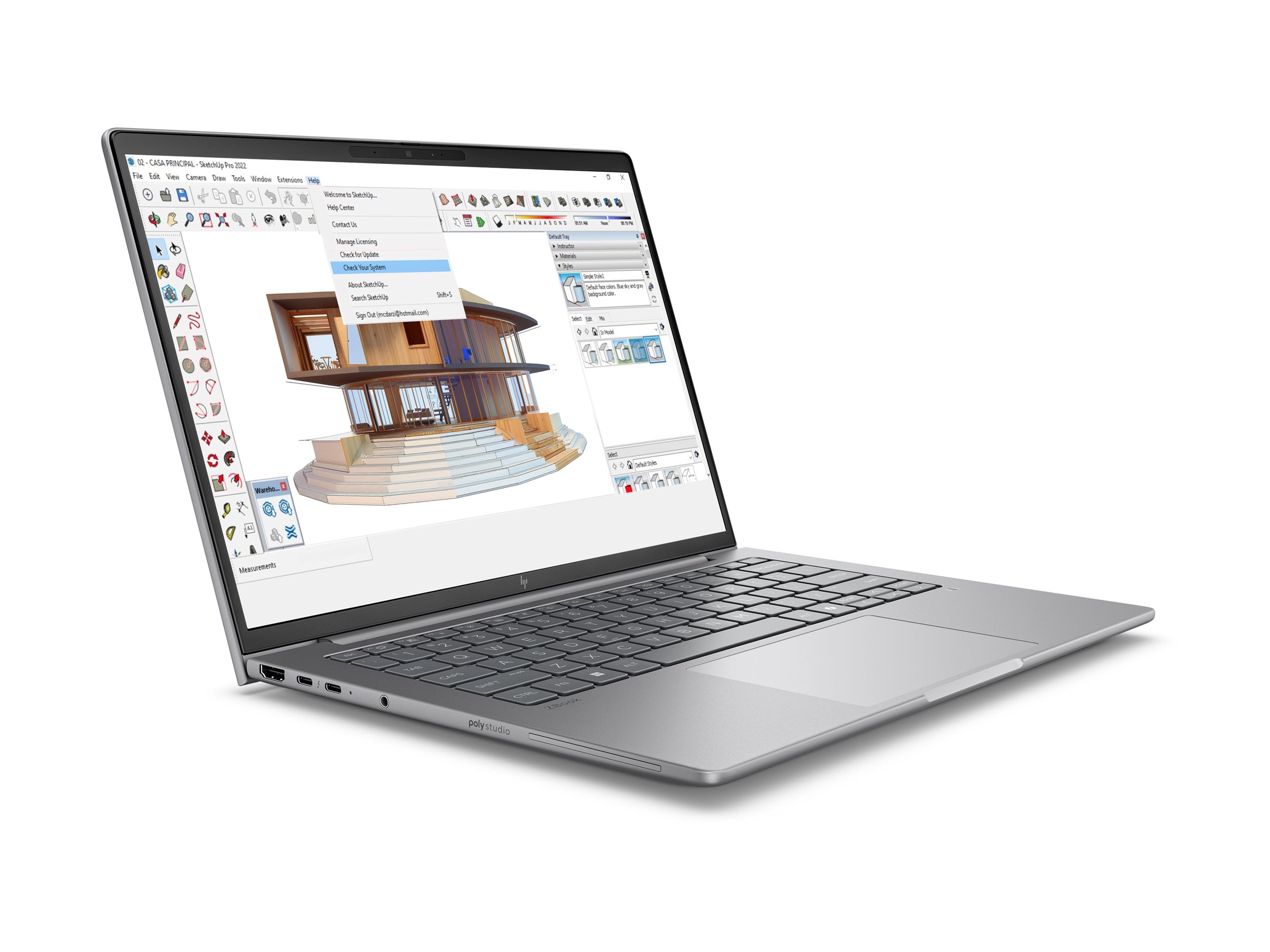HP ZBook 8 G1i Intel Core Ultra 7 255H 3556cm 14Zoll 25k 32GB 1TBSSD W11P 3J Gar DE