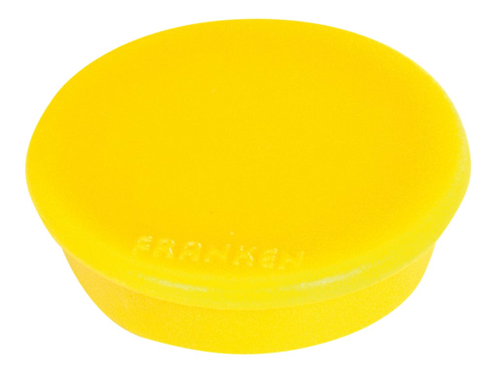 Franken Magnet Gelb Ø3,8 cm 10 Stück