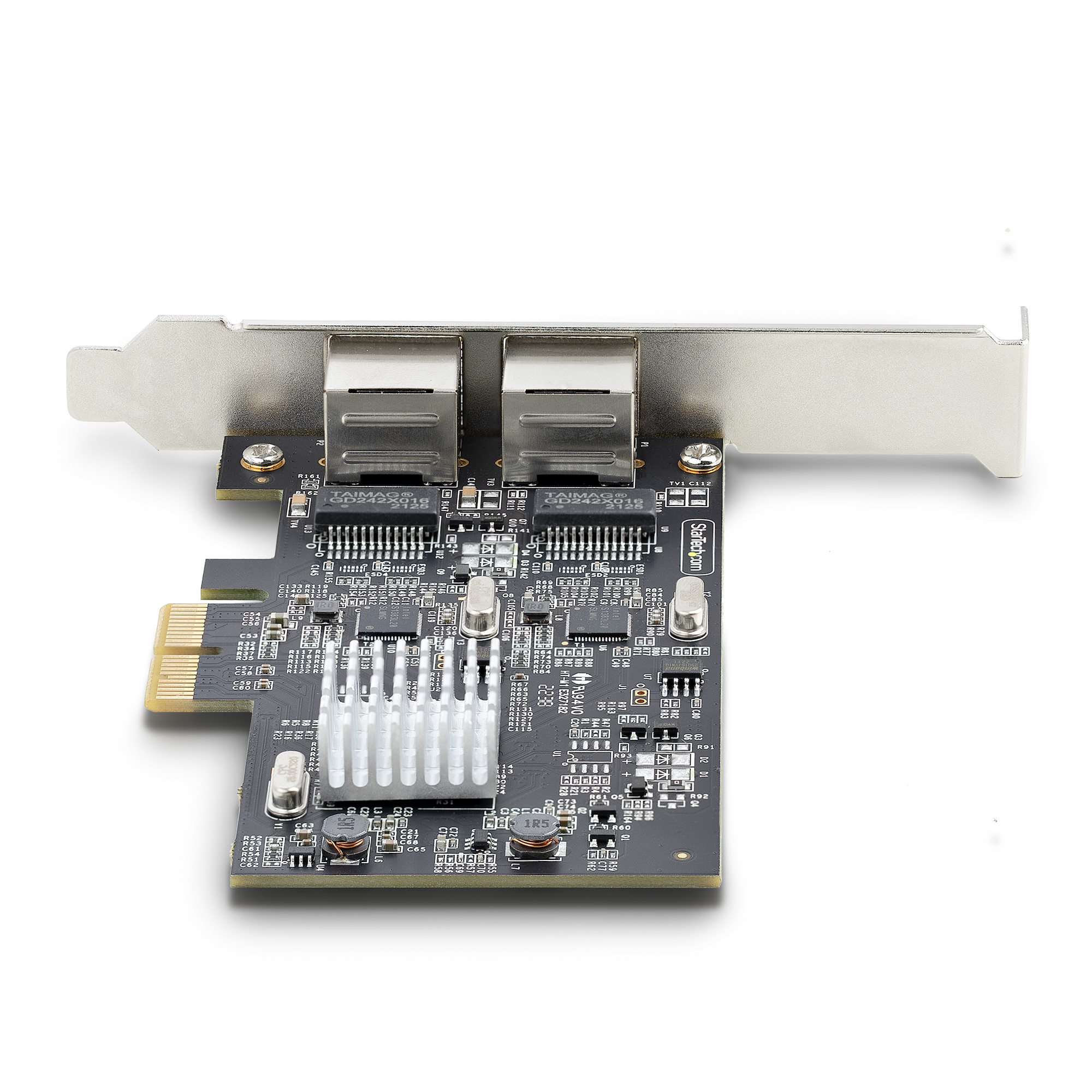STARTECHCOM 2Port 25 Gbit PCIe Netzwerkkarte Intel I225V DualPort Computer LAN Karte MultiGigabit NIC 25G PCI Express Server
