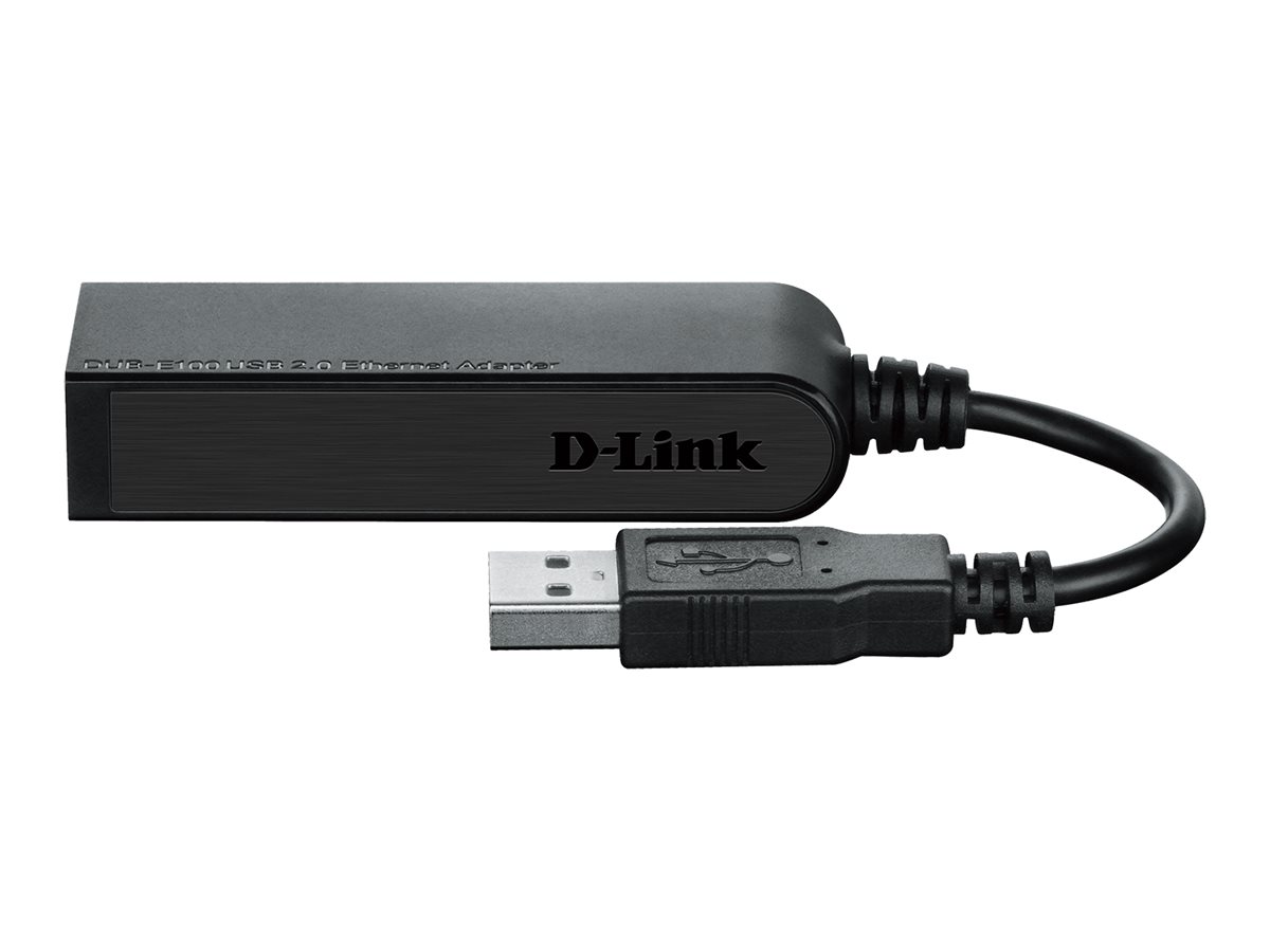 D-LINK DUB-E100 Hi?Speed USB 2.0 Fast Ethernet Adapter 1x 10/100 Mbit/s USB 2.0 mit 480Mbit/s D-LINK DUB-E100 Hi?Speed USB 2.0 Fast Ethernet Adapter 1x 10/100 Mbit/s USB 2.0 mit 480Mbit/s
