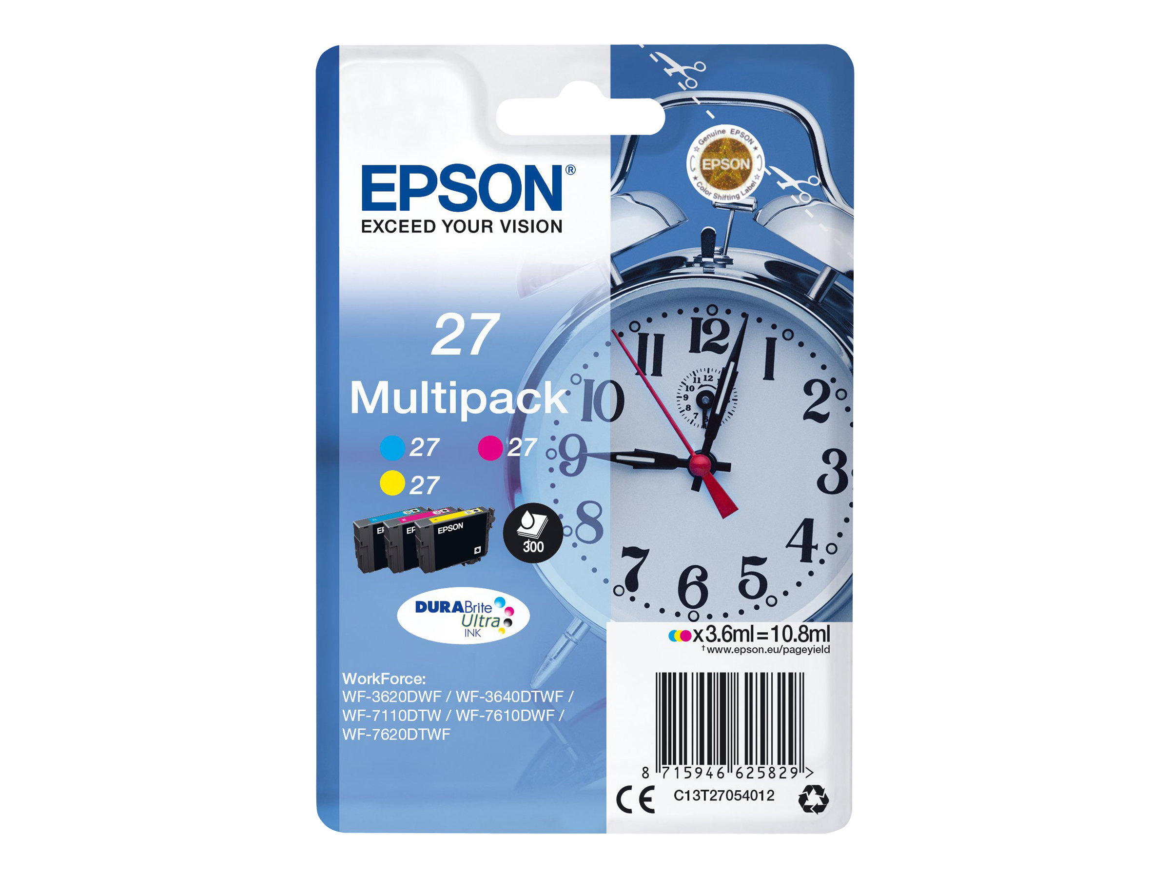 C13T27054012 EPSON WF Tinte (3) cmy ST