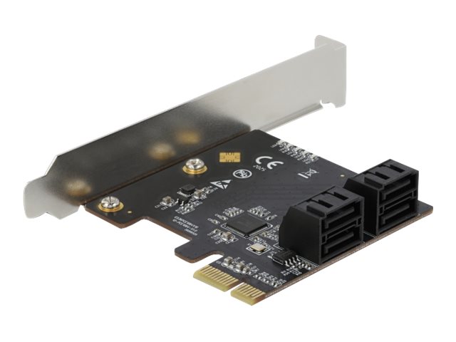 4 Port SATA PCI Express x1 Karte - Low Profile Formfaktor