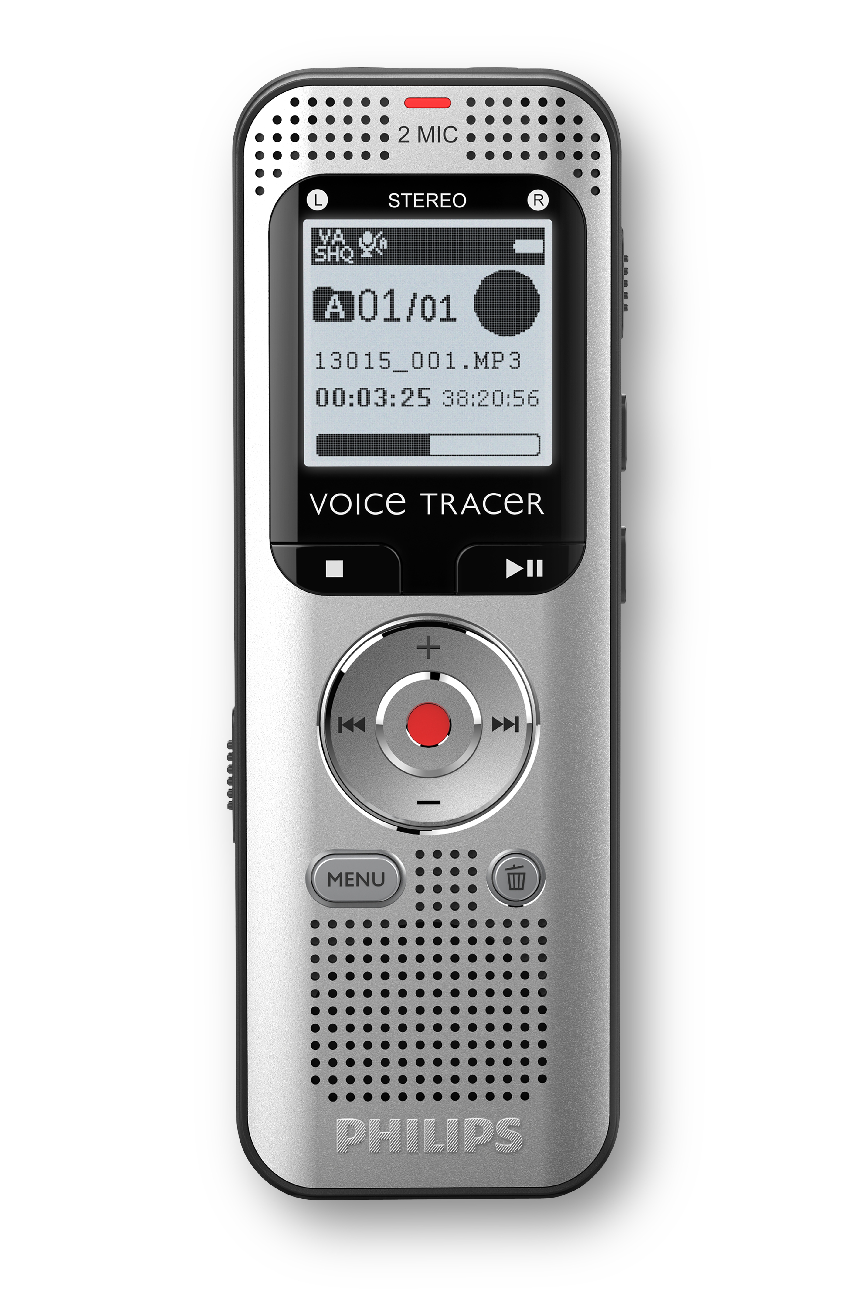 PHILIPS DVT2015 mit automatischer Spracherkennung digitales DiktiergerAet 8 GB
